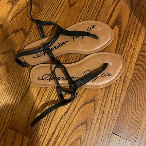 American Rag black sandals